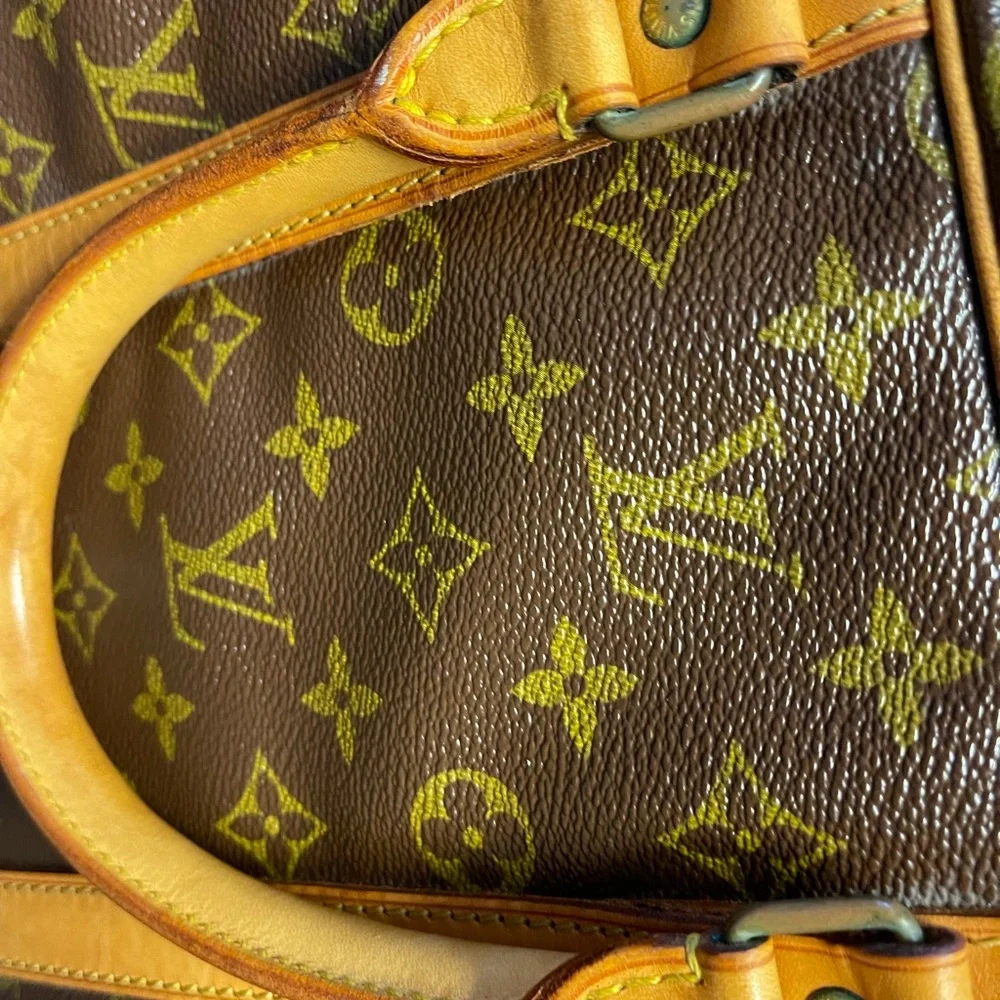 Vintage authenticated Louis 1970s Vuitton Porte voyager document briefcase mint